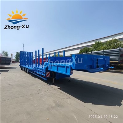 5-akslet Svanehals Lowboy Sættevogn