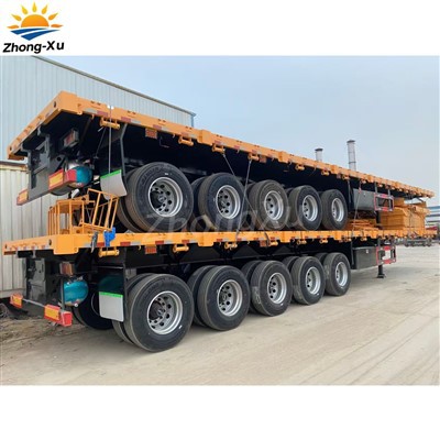 5-akse Flatbed Sættevogne