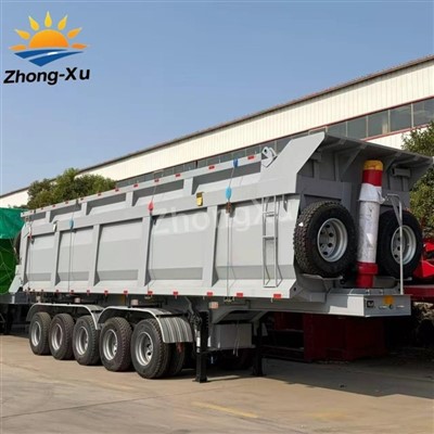 5-aksel 40 M³ U-formet dumper sættevogn