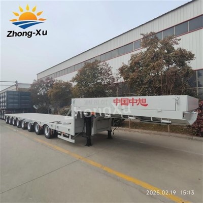 8-akslet Lowboy Sættevogn