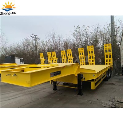 Producent af tre-akslet Lowboy Semi Trailer